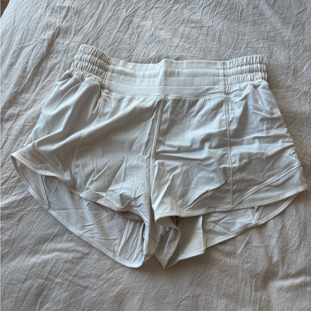 lululemon athletica White Athletic Shorts
